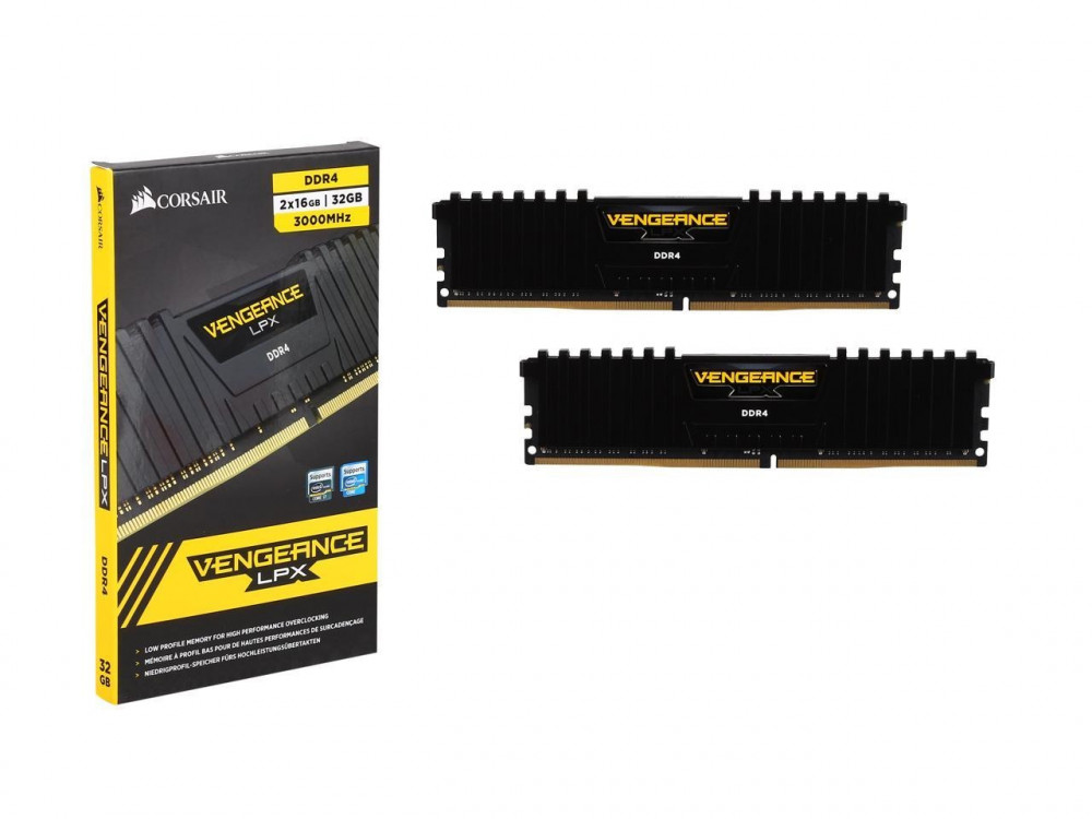 صورة CORSAIR Ram Vengeance LPX DDR4 32GB (2 x 16GB) 3000MHz رقم 2