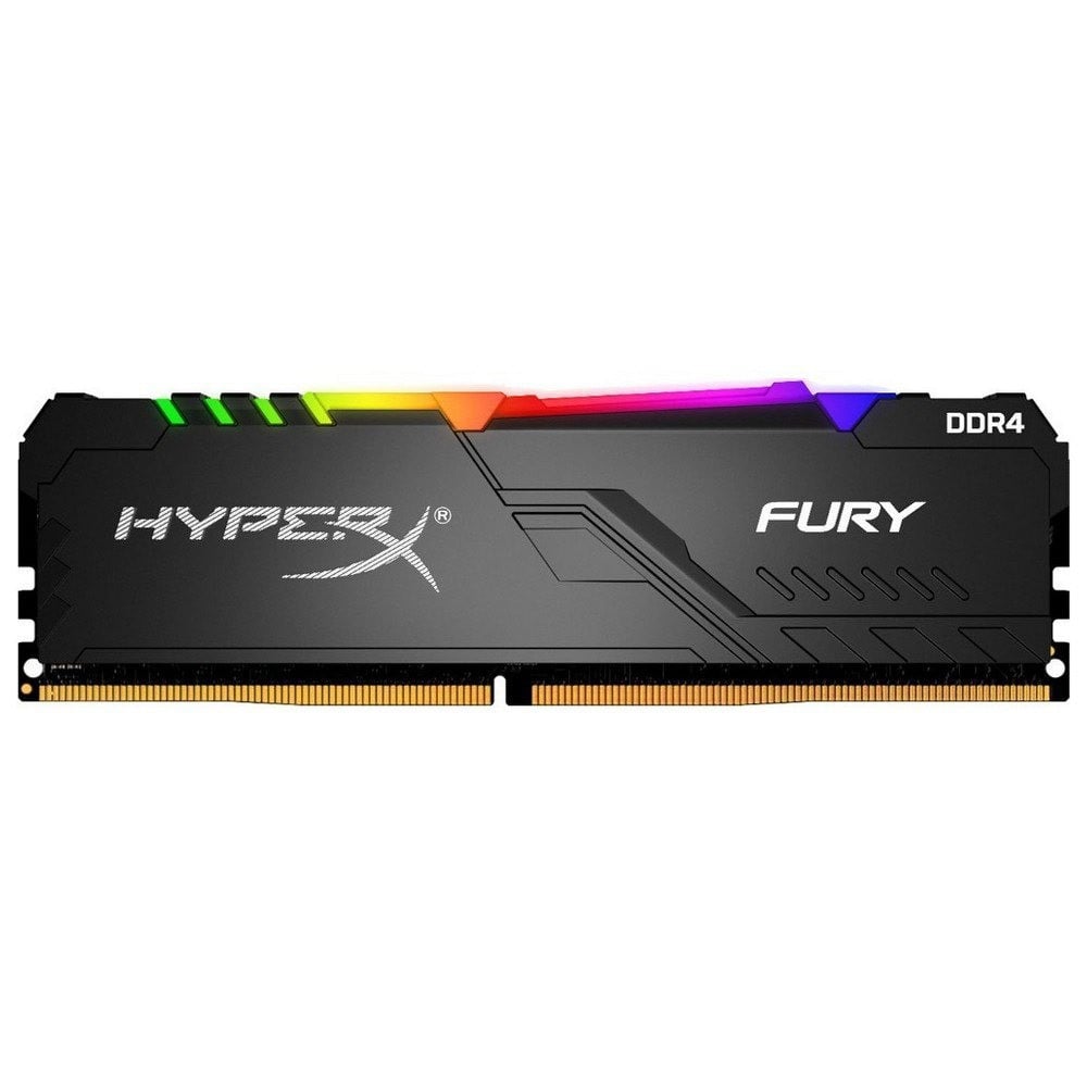 صورة HyperX Fury RGB 8GB 3600MHz DDR4 Ram CL17 DIMM 1Rx8 RGB Single Stick Desktop Memory