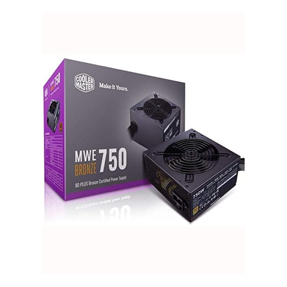 صورة Cooler Master MWE 750W ATX PSU 80 PLUS Bronze Power Supply
