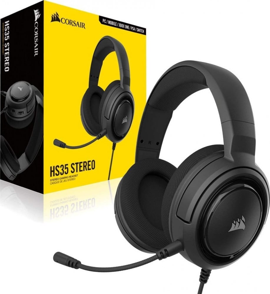 صورة سماعة كورسير - Corsair HS35 - Stereo Gaming Headset - Memory Foam Earcups رقم 3