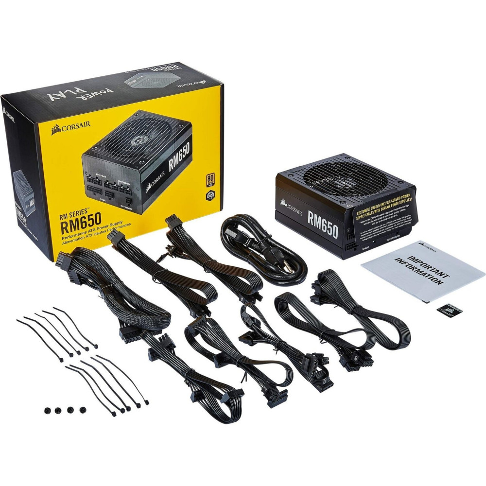 صورة Corsair RM650 80 Plus Gold Power Supply