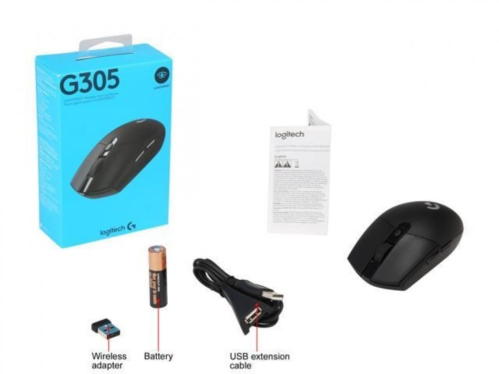 صورة Logitech G305 LIGHTSPEED Wired Gaming Mouse - Black رقم 4