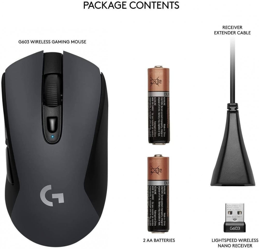 صورة Logitech Gaming Mouse G603 LIGHTSPEED Wireless رقم 4