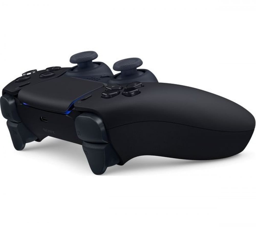صورة يد سوني 5 دوال سينس لاسلكية أصلية أسود فاحم - Sony PlayStation 5 DualSense Wireless Controller Midnight Black رقم 4