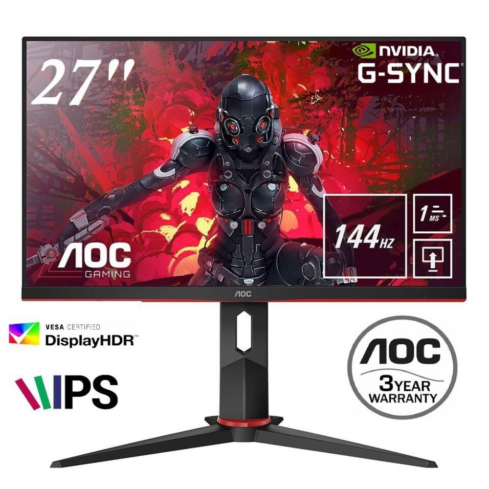 صورة شاشة اوك 144 هيرتز 27 إنش - AOC 27G2 27 "FHD 144Hz IPS رقم 2