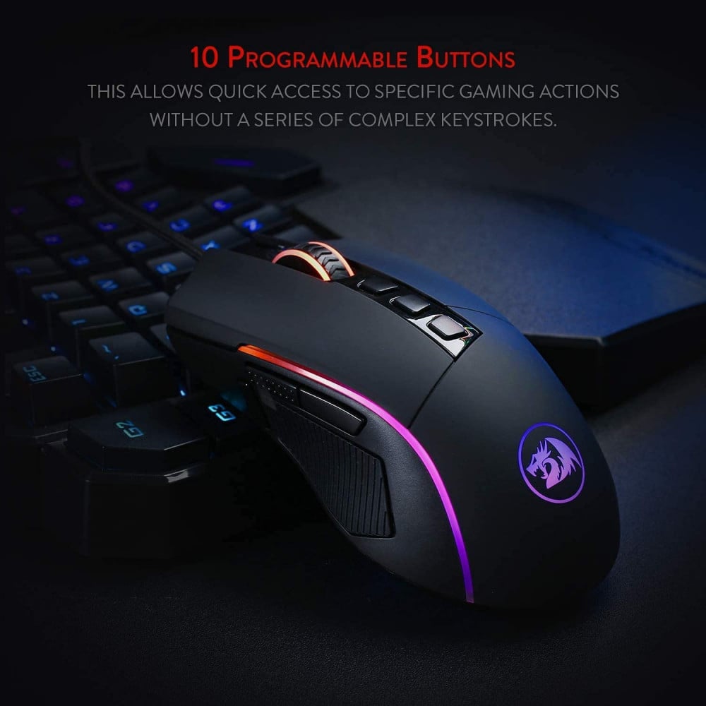 صورة Redragon M721-Pro Lonewolf2 Gaming Mouse, رقم 8