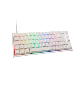 صورة Redragon K552 Mechanical Gaming Keyboard 60% Compact 87 Key Kumara Wired Cherry MX Blue Switches Equivalent for Windows PC Gamers (RGB Backlit White)