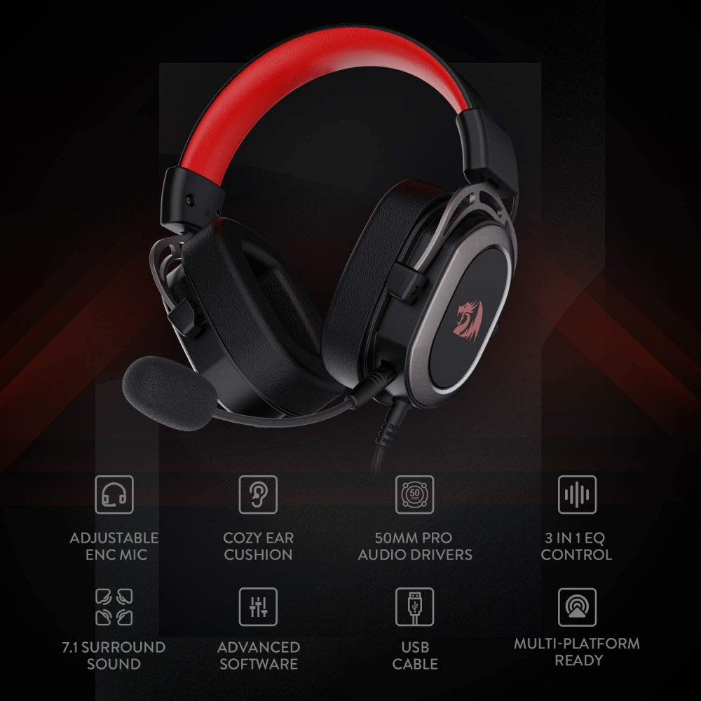 صورة سماعة ريدراجون اتش 710 PC/PS4/Switch رقم 9