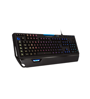صورة Logitech G910 Orion Spectrum Illuminated Mechanical Gaming Keyboard, RGB Backlit Keys, Romer-G Tactile Key Switches, 9 Programmable G-Keys, Arx Dual Display Technology, QWERTY Int. Layout - 