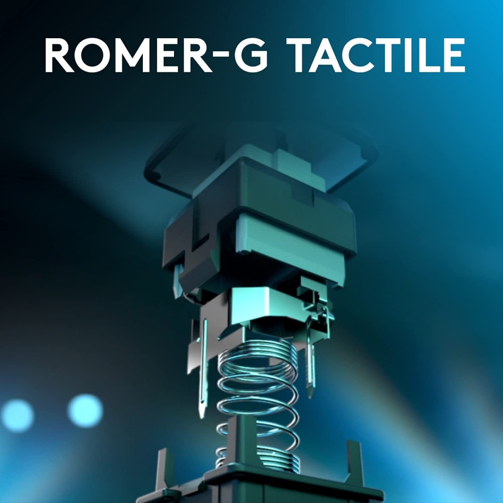 صورة Logitech G910 Orion Spectrum Illuminated Mechanical Gaming Keyboard, RGB Backlit Keys, Romer-G Tactile Key Switches, 9 Programmable G-Keys, Arx Dual Display Technology, QWERTY Int. Layout -  رقم 2