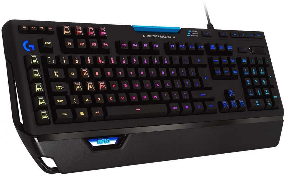 صورة Logitech G910 Orion Spectrum Illuminated Mechanical Gaming Keyboard, RGB Backlit Keys, Romer-G Tactile Key Switches, 9 Programmable G-Keys, Arx Dual Display Technology, QWERTY Int. Layout -  رقم 6