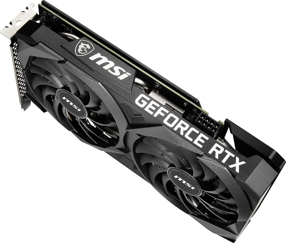 صورة MSI Gaming GeForce RTX 3060 Ti LHR 8GB GDRR6 256-Bit HDMI/DP Nvlink Torx Fan 3 Ampere Architecture OC Graphics Card (RTX 3060 Ti Ventus 2X 8G OCV1 LHR) رقم 2