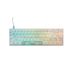 صورة DUCKY One 2 SF 65% cherry mx blue RGB Switch En PBT Pure White, DKON1967ST-CUSPDWWT1