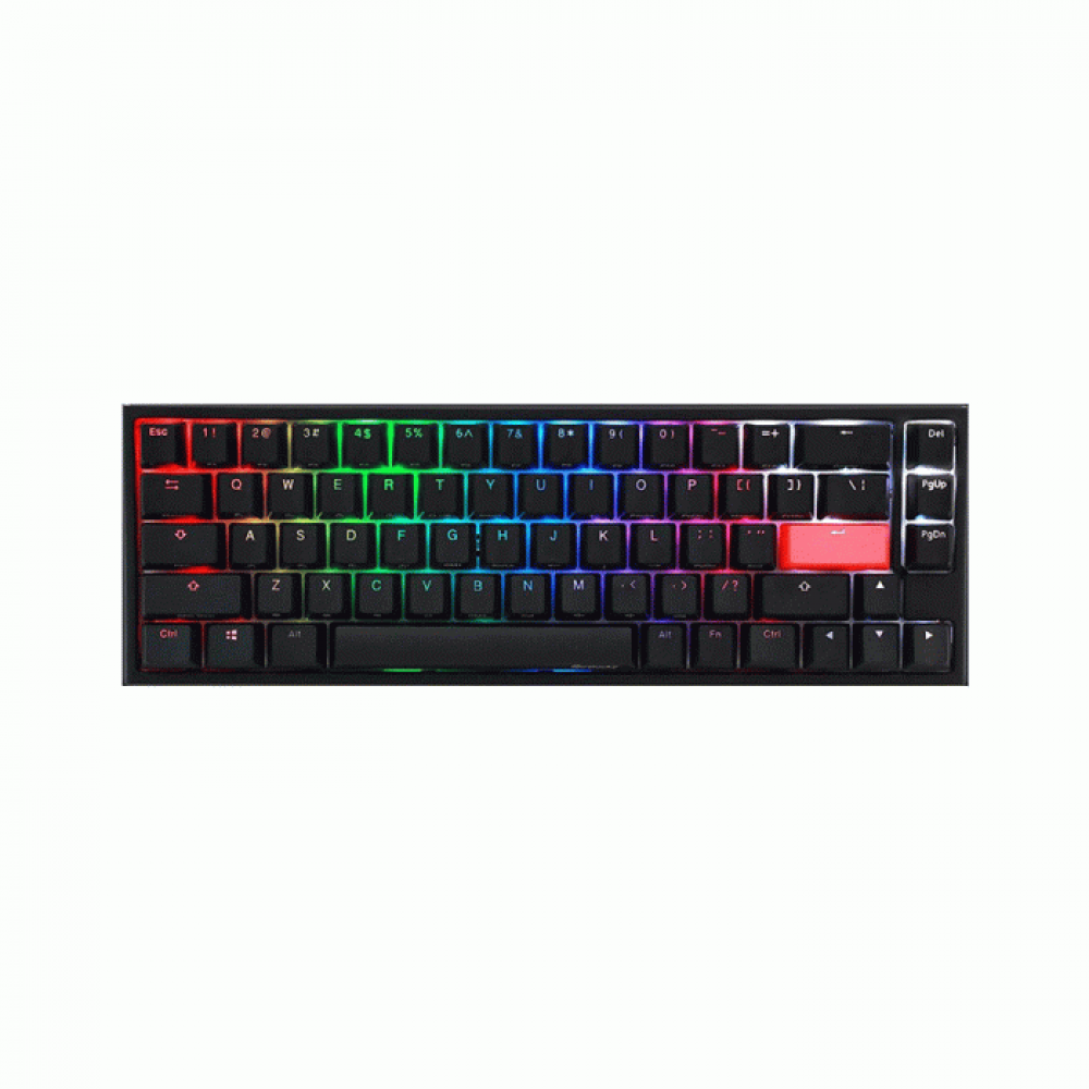 صورة Ducky One 2 Mini SF 65% Gaming Keyboard Cherry RED RGB Switch, Black - Arabic رقم 5