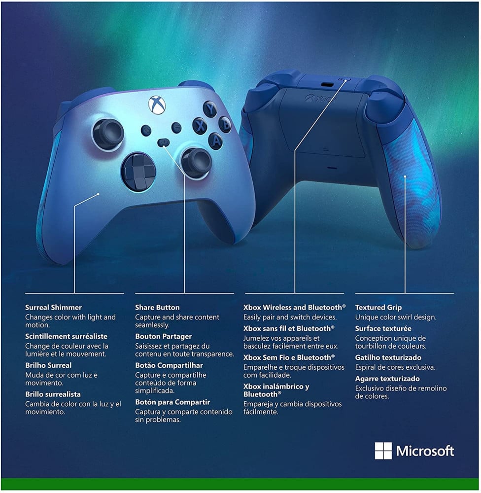 صورة كنترول تحكم Xbox Wireless Controller - Aqua Shift رقم 7