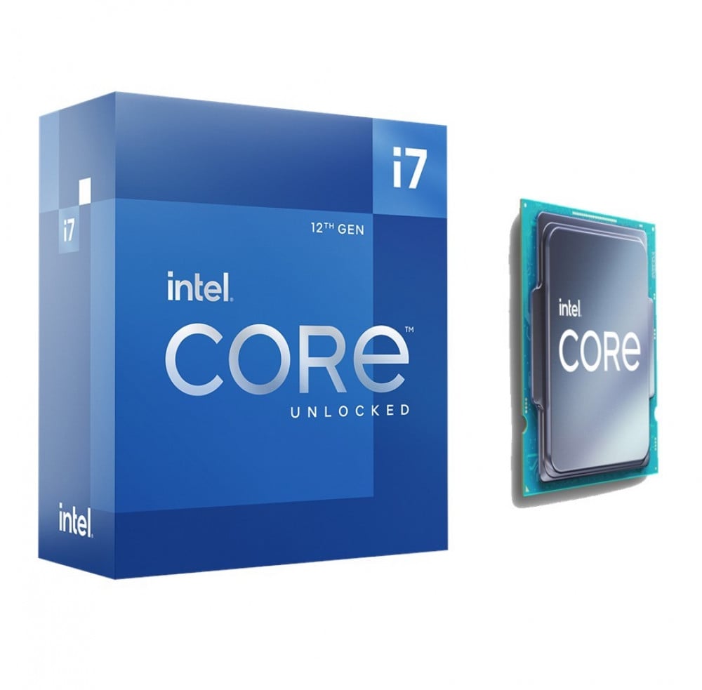 صورة Intel Core i7-12700K LGA 1700 12th Gen Processor, Dual-Channel DDR5-4800 Memory, 3.6 GHz P-Core Clock Speed, 25MB Cache Memory, Unlocked for Overclocking