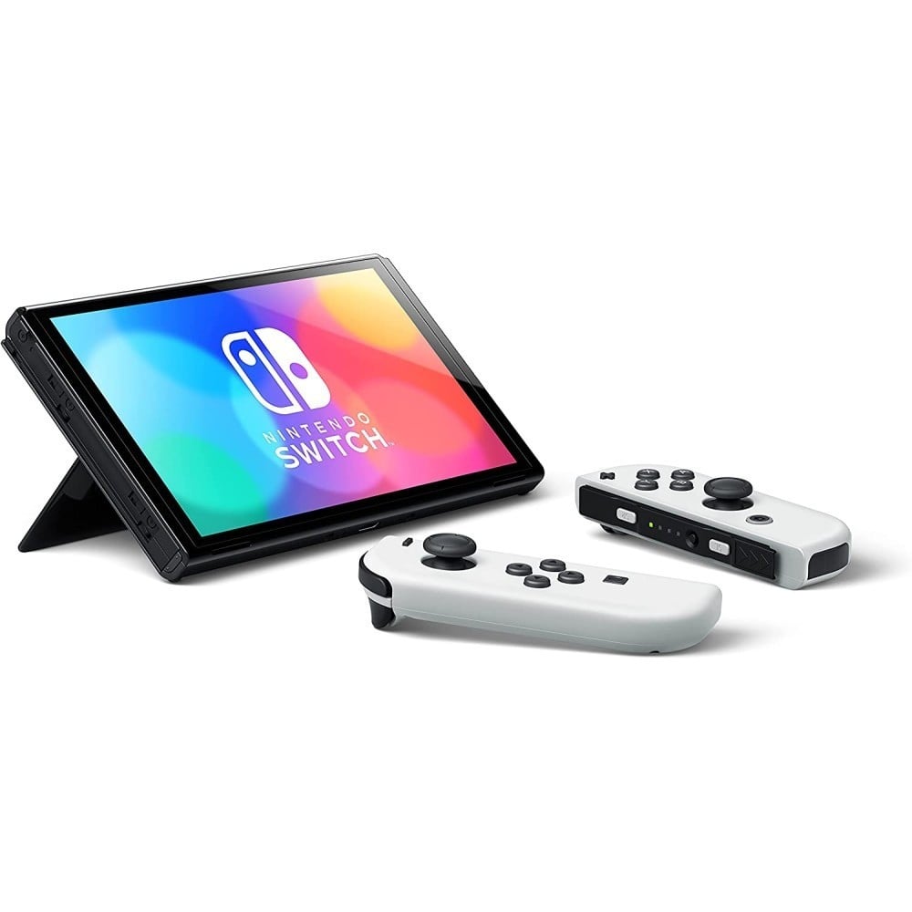 صورة جهاز تحكم نينتندو سويتش أوليد - أبيض-NINTENDO-SWITCH-OLED-WHITE رقم 2
