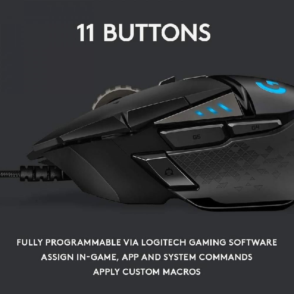 صورة ماوس Logitech G502 Hero Europe رقم 6