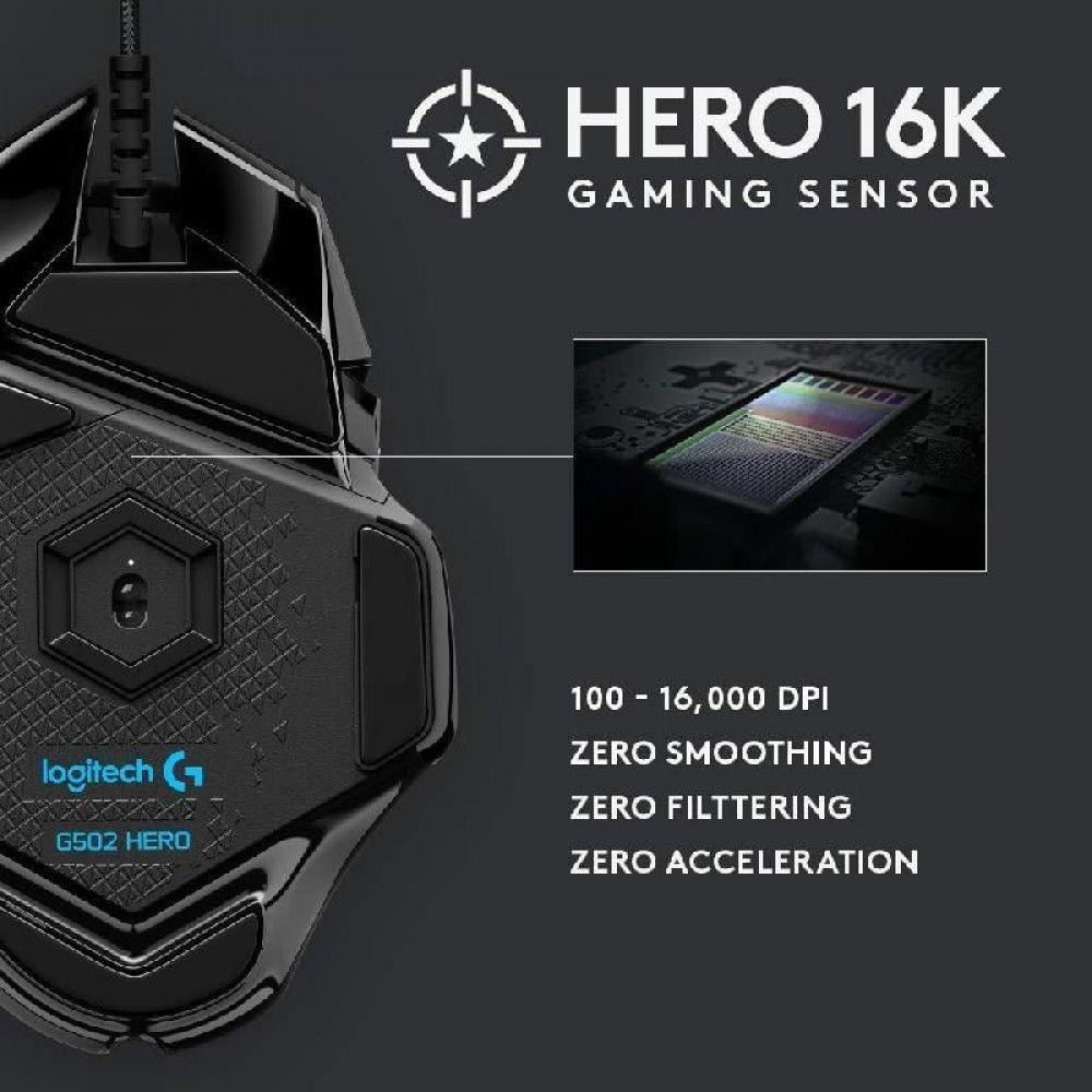 صورة ماوس Logitech G502 Hero Europe رقم 7