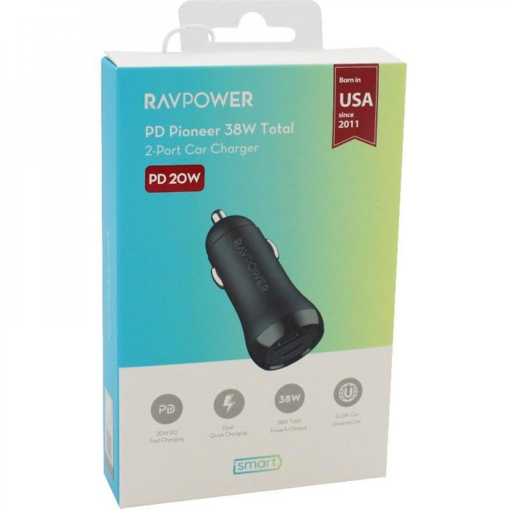 صورة شاحن سياره Ravpower 20W PD 38W USB رقم 3