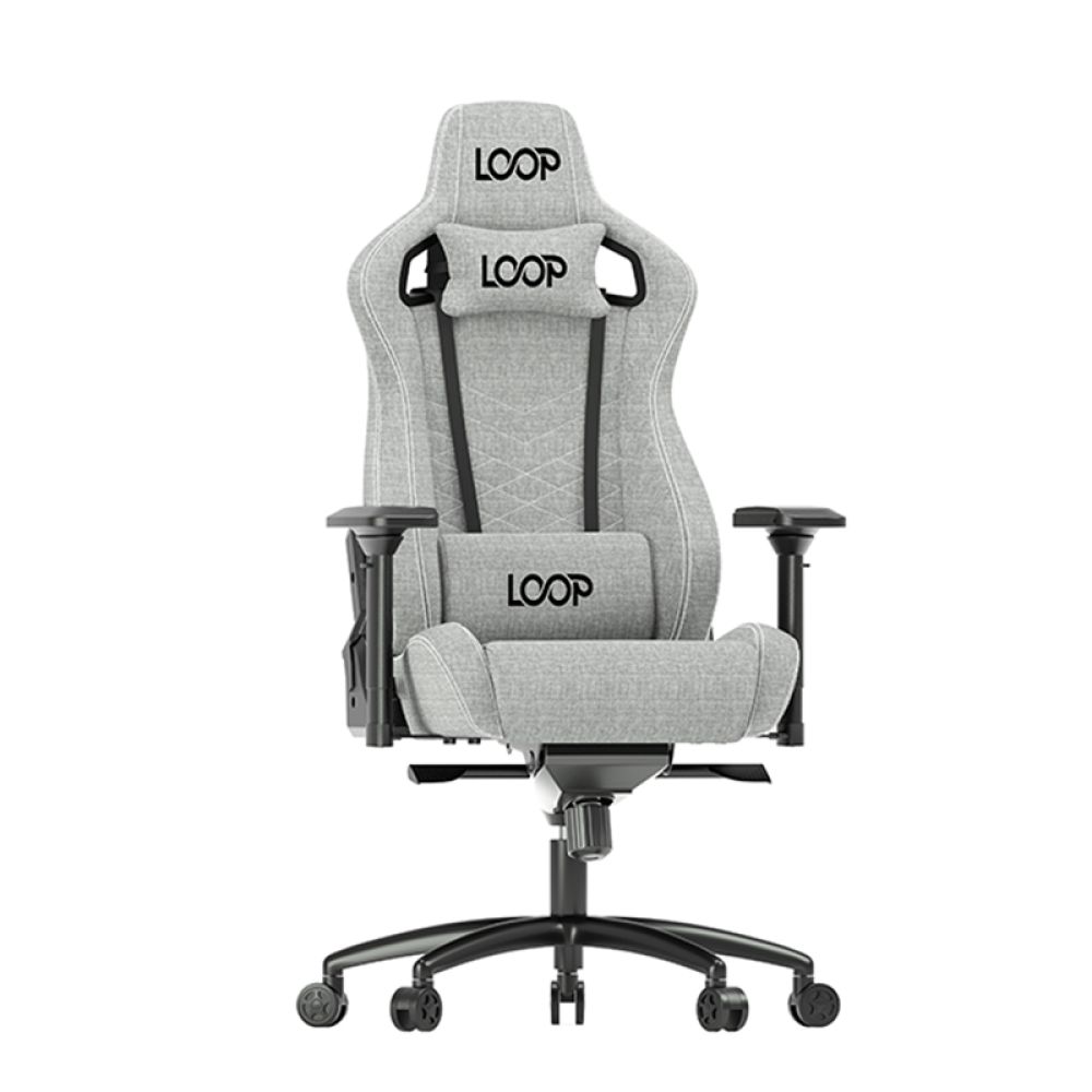 صورة كرسي قيمنق حجم كبير رمادي من LOOP