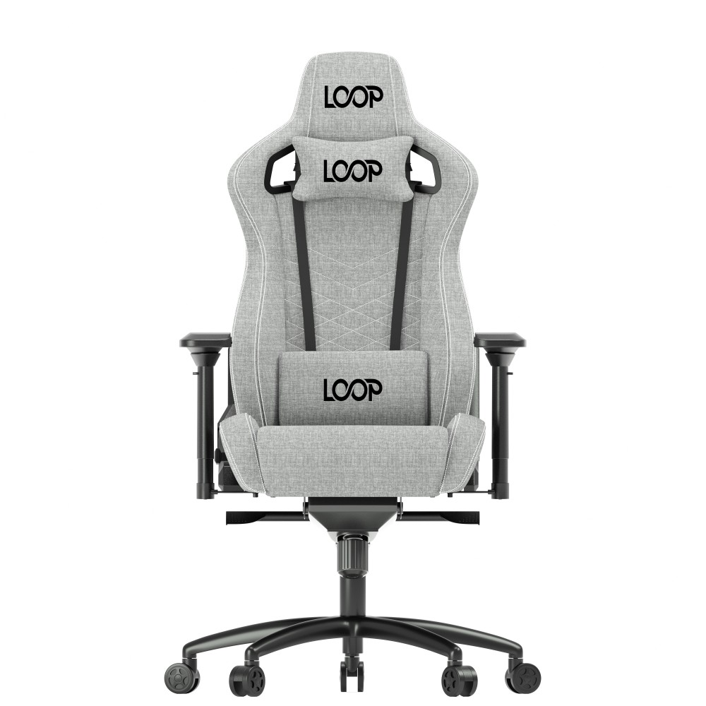 صورة كرسي قيمنق حجم كبير رمادي من LOOP رقم 4