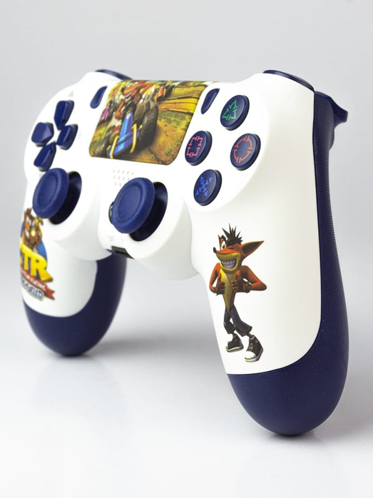 صورة كنترول تحكم ابيض LOG PS4 Sonic رقم 4