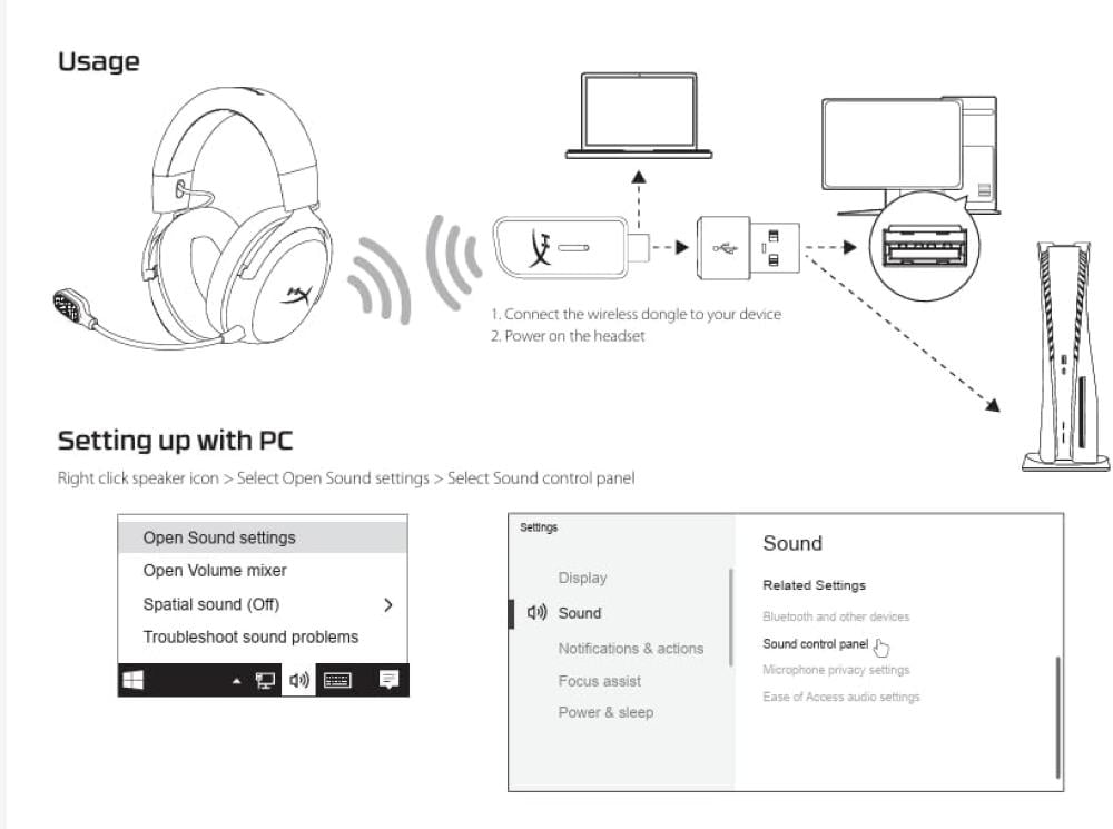 صورة سماعة الألعاب اللاسلكية HyperX Cloud 3 Wireless – صوت محيطي وراحة لا مثيل لها رقم 8