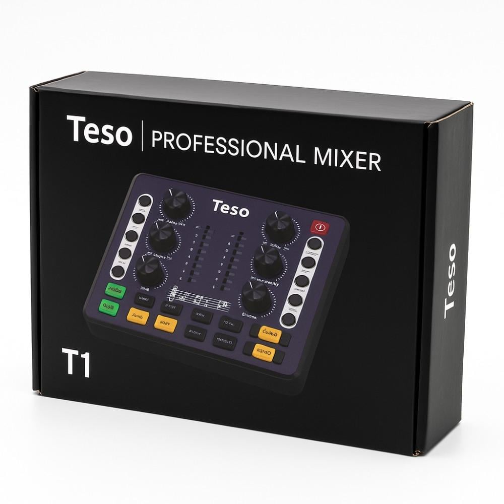 صورة TESO Professional Mixer T1 – مكسر احترافي متعدد الاستخدامات لون أسود