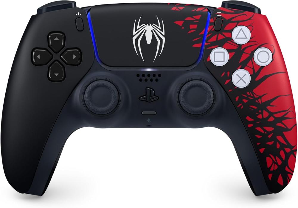 صورة وحدة تحكم بلايستيشن 5 أصلية DualSense لاسلكية – إصدار Marvel's Spider-Man 2 Limited Edition | يد سوني 5 سبايدرمان PS5 Controller رقم 8