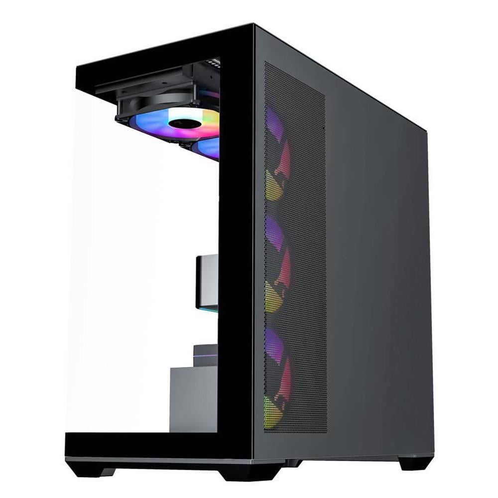 صورة ️ كيس Thermo TC4000 – تصميم ألعاب احترافي مع زجاج حراري | أسود – ATX Mid Tower رقم 5
