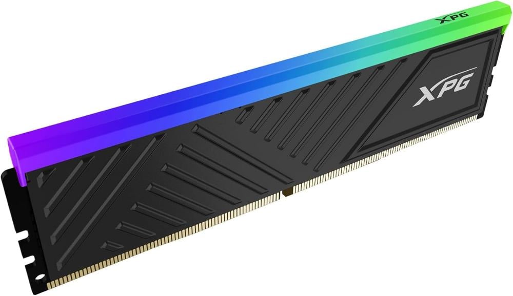 صورة رام XPG SPECTRIX D35G RGB 16GB (2x8GB) DDR4 3200MHz – تبريد أسود وأداء مستقر مع إضاءة RGB جذابة رقم 4