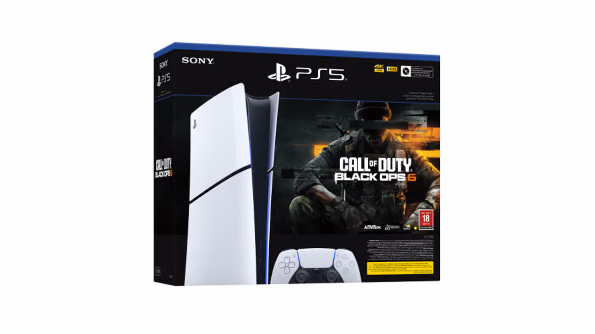 صورة جهاز بلايستيشن 5 سليم الرقمي مع قسيمة لعبة Call of Duty Black Ops 6 على PS5 رقم 4