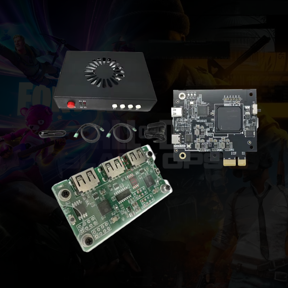 صورة مجموعة DMA مستعمل بطاقة DMA FPGA 75T – غطاء لوحة/Video Overlay Box HDMI – وحدة معالجة فيديو 2K144/1K240 – لوحات تطوير ودعم Arduino ESP32-S3