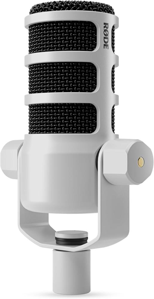 صورة مايك رود بودمايك الديناميكي للبث والبودكاست الأبيض بجودة احترافية | RODE PodMic Dynamic Broadcast Microphone White رقم 3
