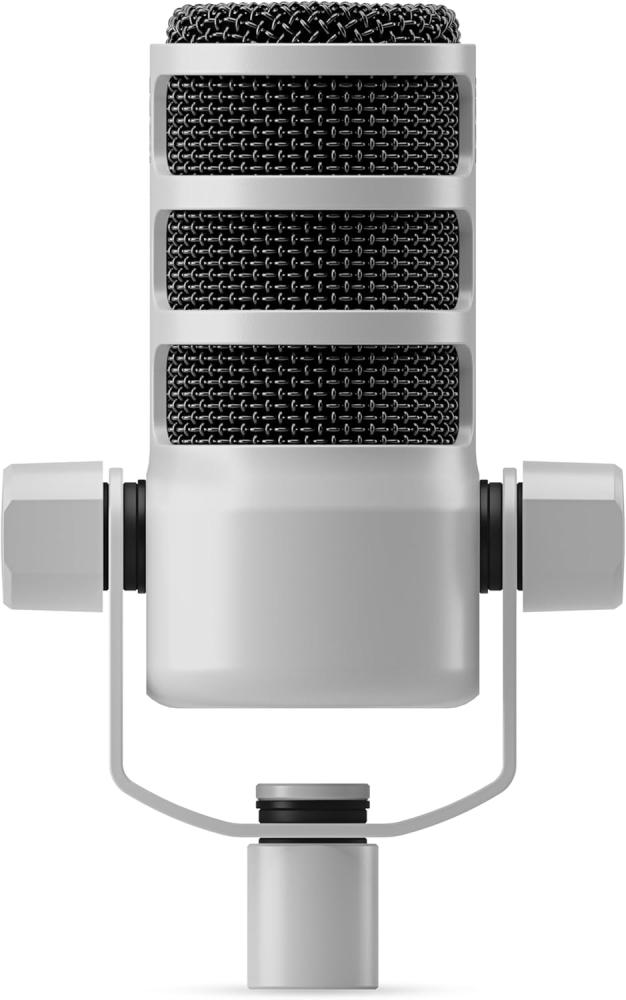 صورة مايك رود بودمايك الديناميكي للبث والبودكاست الأبيض بجودة احترافية | RODE PodMic Dynamic Broadcast Microphone White رقم 4