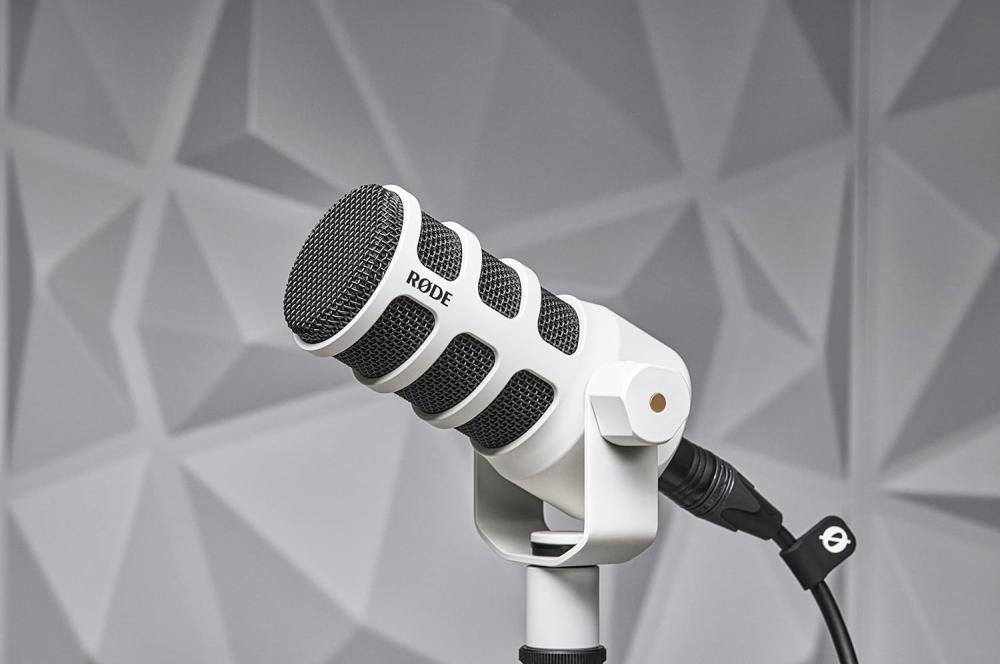 صورة مايك رود بودمايك الديناميكي للبث والبودكاست الأبيض بجودة احترافية | RODE PodMic Dynamic Broadcast Microphone White رقم 7